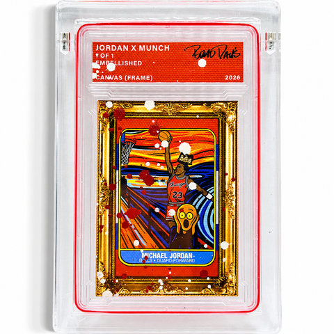 Jordan x Munch 1/1 Fine Card Art