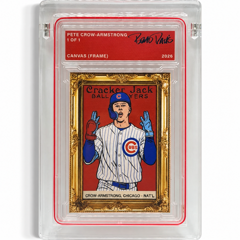 Pete Crow-Armstrong Cracker Jack 1/1 Fine Card Art