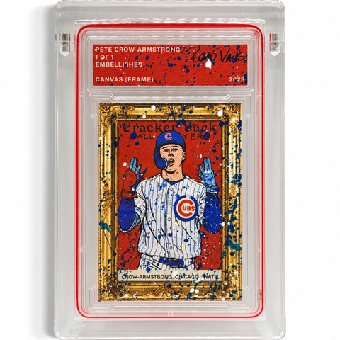 Pete Crow-Armstrong Cracker Jack 1/1 Fine Card Art
