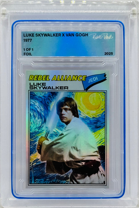 Luke Skywalker X Van Gogh 1977 (FOIL) Variation 1/1 Card Art