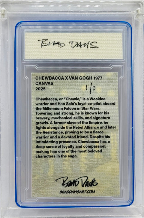 Chewbacca X Van Gogh 1977 (CANVAS) Variation 1/1 Card Art
