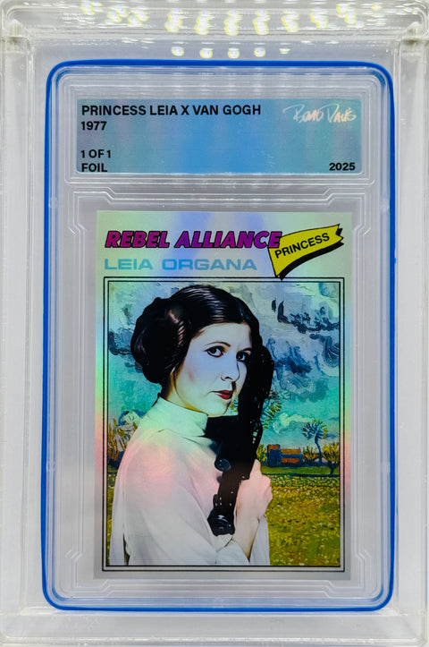 Princess Leia X Van Gogh 1977 (FOIL) Variation 1/1 Card Art