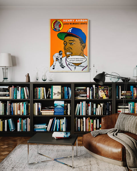 Henry Aaron 1954, 2023 “Holy Grails” Series.