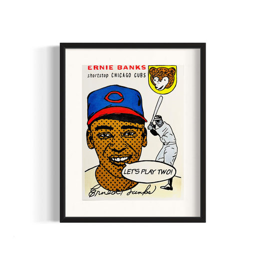 Ernie Banks 1954, 2024 Giclee Print