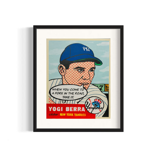 Yogi Berra 1953 “Talking Cards” Series, 2024 Giclee Print