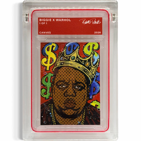 Biggie X Warhol 1/1 Fine Card Art