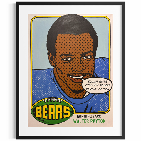 Walter Payton 1976 Giclée Print