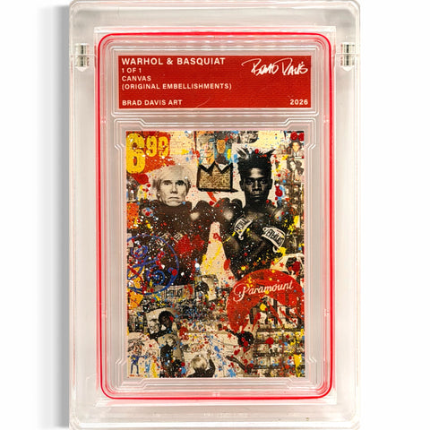 WARHOL X BASQUIAT 1/1 (ORIGINAL EMBELLISHMENS)