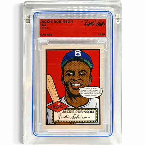 Jackie Robinson 1952 1/1 Fine Card Art