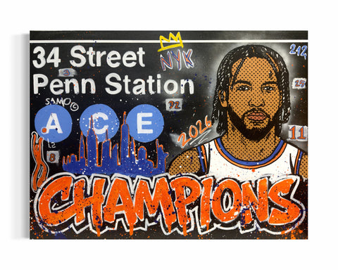 Champions at Last, 2026 Original 1/1 Work 30x40x1.5in