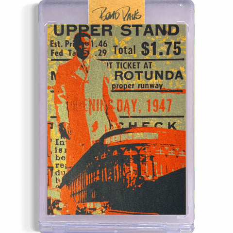 Jackie Robinson 1947 Debut (GOLD) Card Art