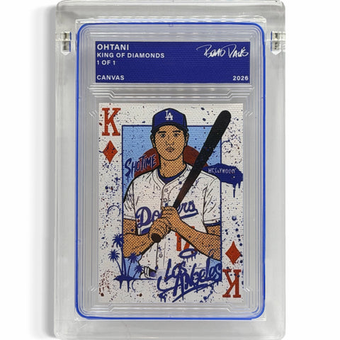 Ohtani King of Diamonds 1/1 Fine Card Art