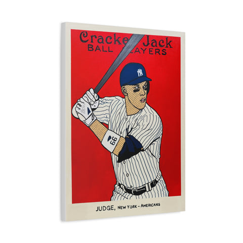 Aaron Judge Cracker Jack 18x24x1.25in Canvas Print /10