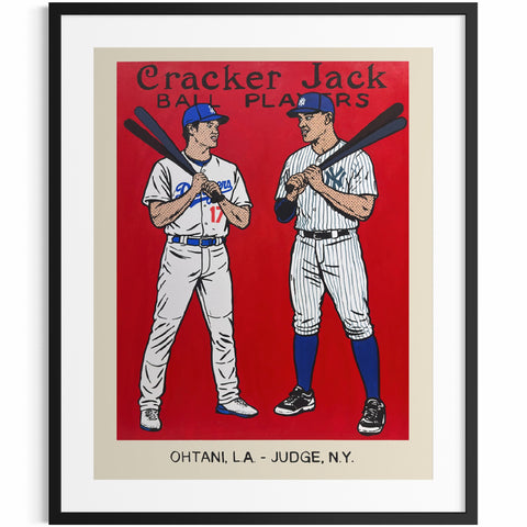 Ohtani & Judge Cracker Jack 11x14 Giclée Print