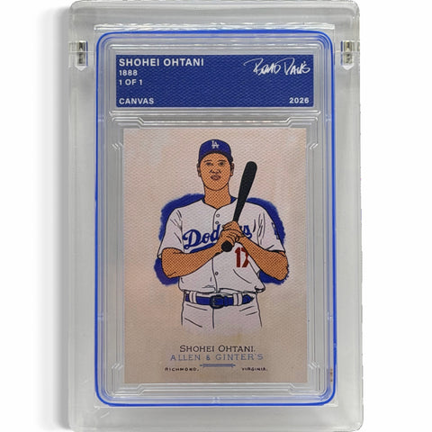 Shohei Ohtani 1888 1/1 Fine Card Art