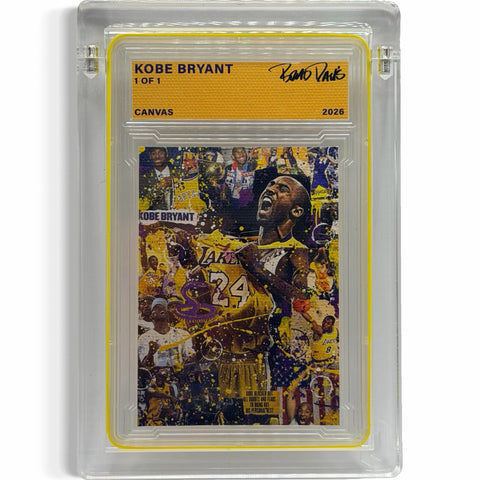 Kobe Bryant 1/1 Fine Card Art