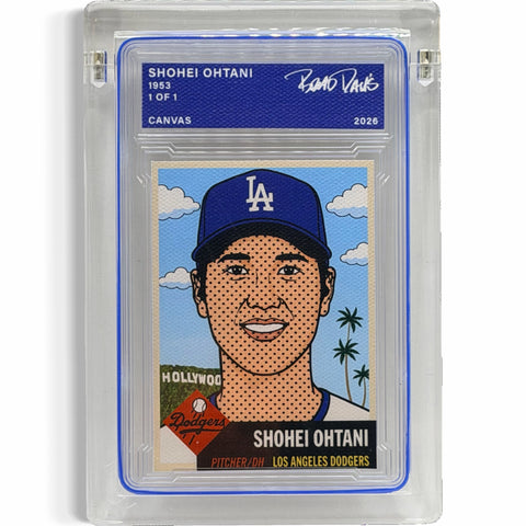 Shohei Ohtani 1953 1/1 Fine Card Art