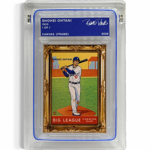 Shohei Ohtani 1933 1/1 Fine Card Art