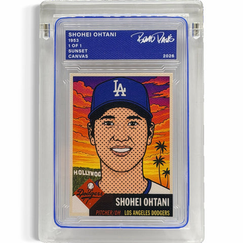 Shohei Ohtani 1953 1/1 Fine Card Art
