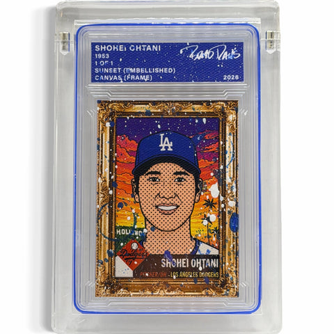 Shohei Ohtani 1953 1/1 Fine Card Art