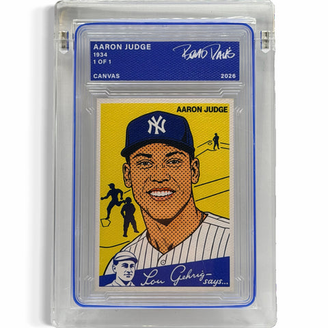 Aaron Judge 1934 1/1 Fine Card Art