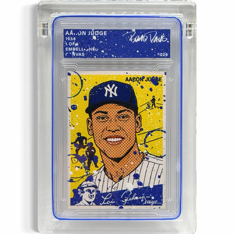 Aaron Judge 1934 1/1 Fine Card Art