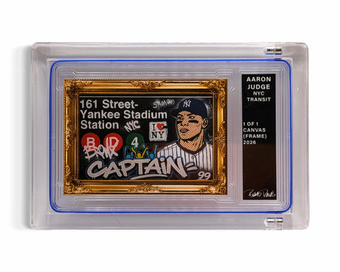 Aaron Judge NYC Transit 1/1 Fine Card Art
