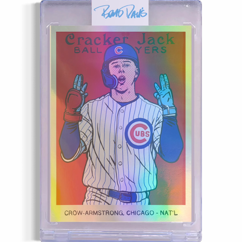 Pete Crow-Armstrong Cracker Jack Card Art