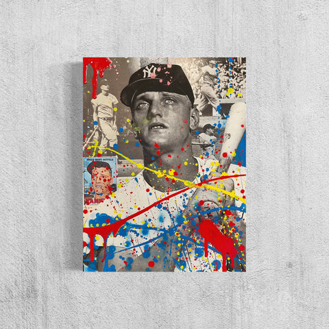 Roger Maris, 2022. Original 1/1 Art on 11x14x1.5in canvas.