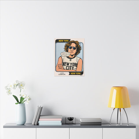 Retro Pop Art Music Legend Canvas Print — 'New York City'