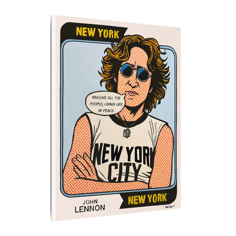 Retro Pop Art Music Legend Canvas Print — 'New York City'