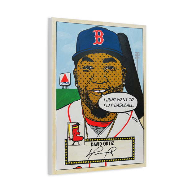 David Ortiz 1952 1/1 18x24x1.25 Canvas Print