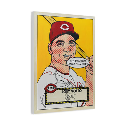 Joe Votto 1952 1/1 18x24x1.25in Canvas Print