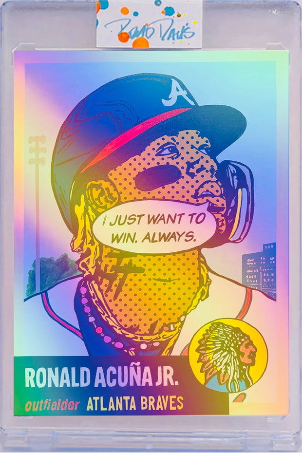 Ronald Acuña Jr 1953 “Throwbacks” Card Art Foil /5