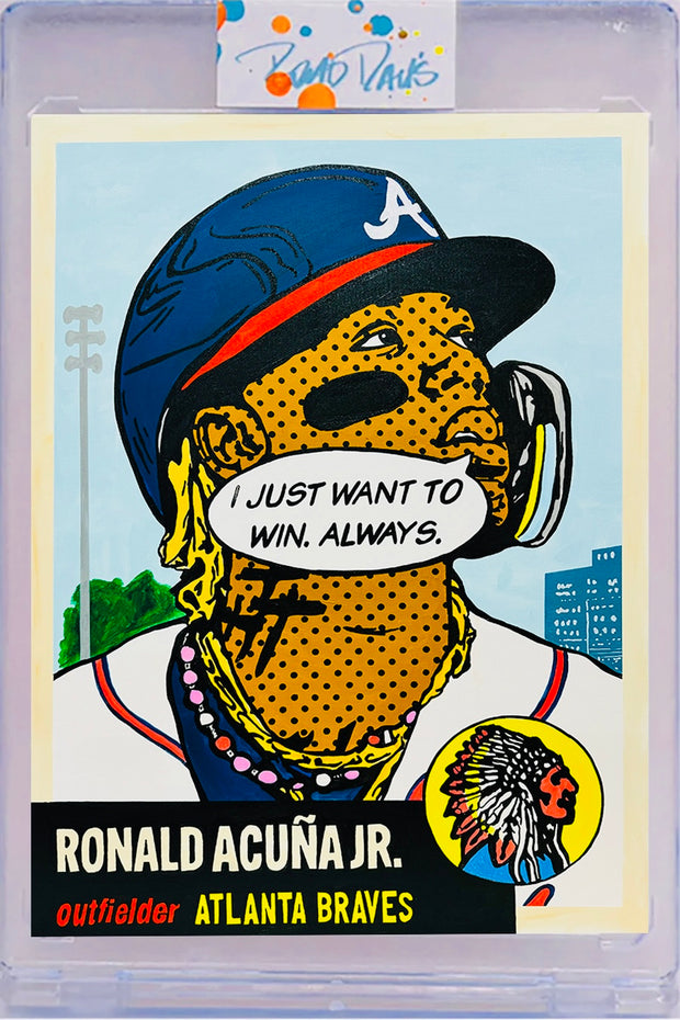 Ronald Acuña Jr 1953 “Throwbacks” Card Art