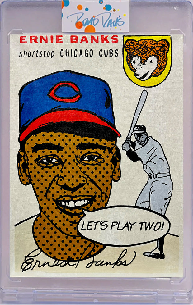 Ernie Banks 1954 Card Art