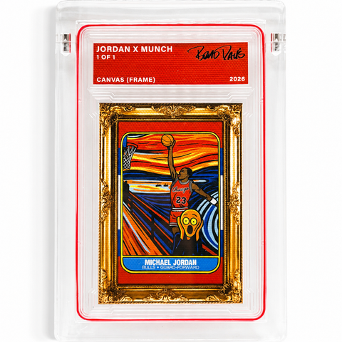 Jordan x Munch 1/1 Fine Card Art