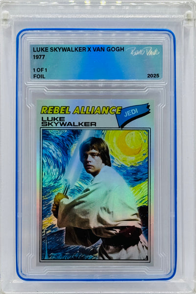 Luke Skywalker X Van Gogh 1977 (FOIL) Variation 1/1 Card Art
