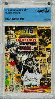 Henry Aaron Canvas Card