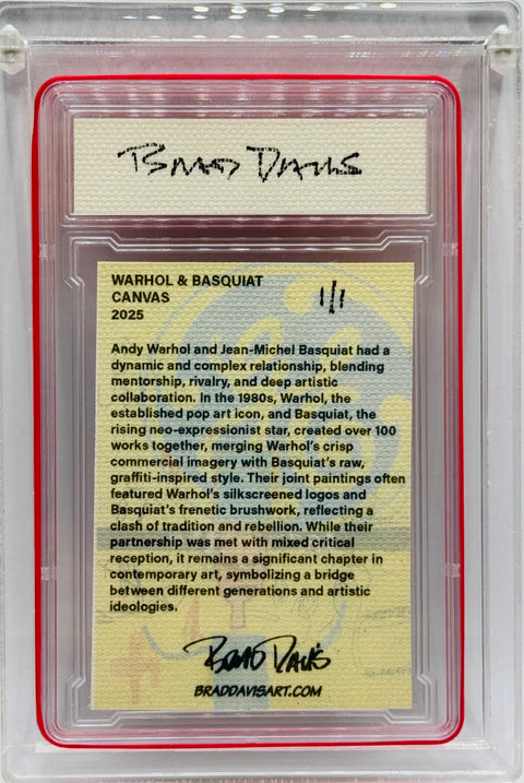 Warhol & Basquiat (CANVAS) Variation 1/1 Card Art