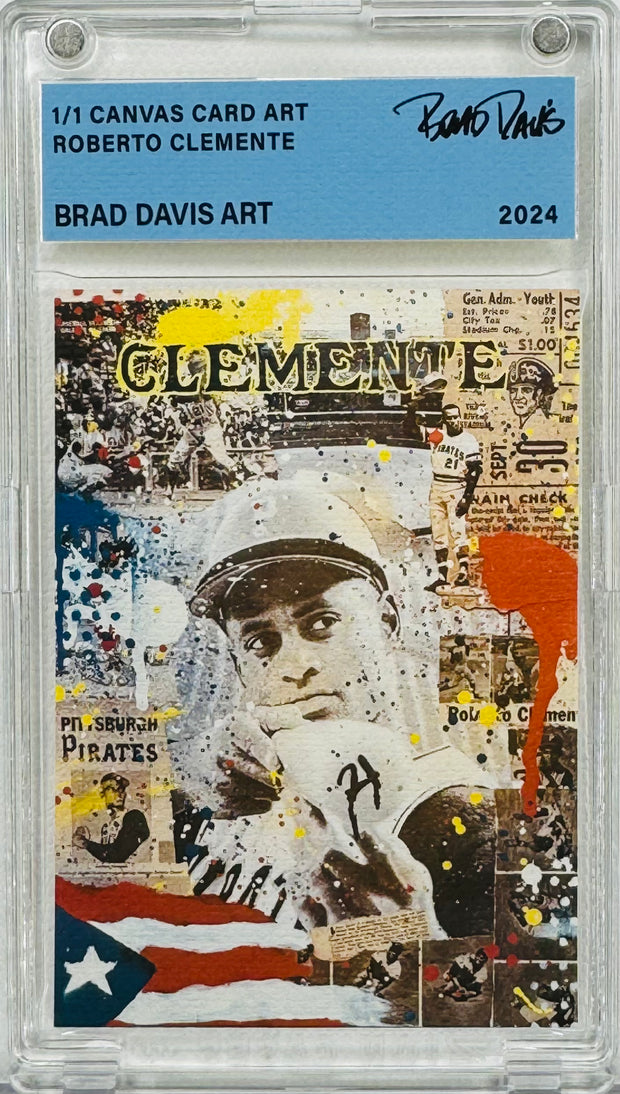 Roberto Clemente Canvas Card