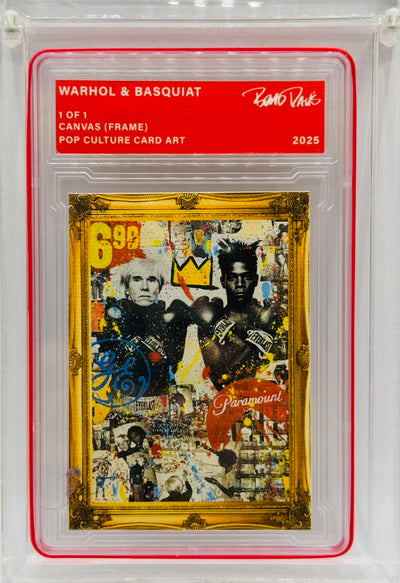 Warhol & Basquiat (CANVAS FRAME) Variation 1/1 Card Art