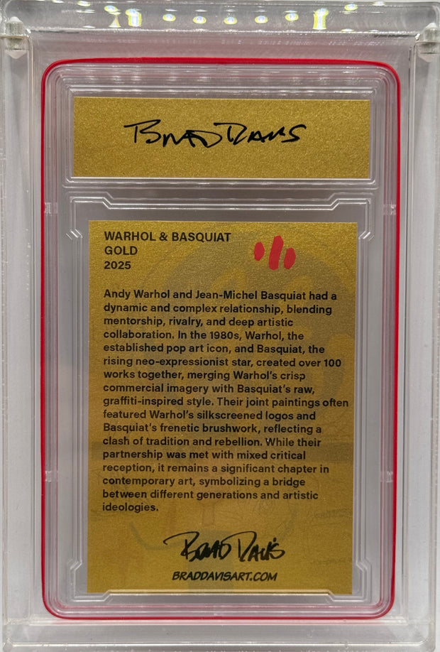 Warhol & Basquiat (GOLD) Variation 1/1 Card Art