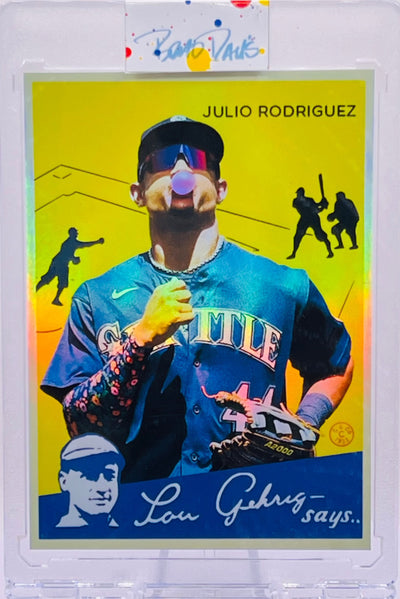 Julio Rodriguez 1933 1/1 Foil Card Art