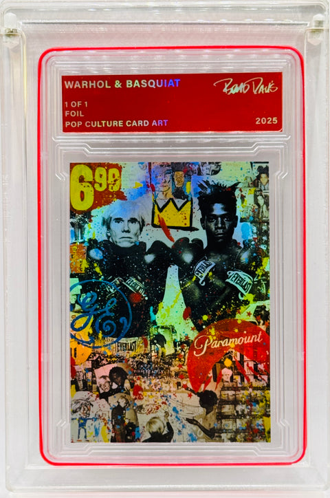 Warhol & Basquiat (GOLD) Variation 1/1 Card Art