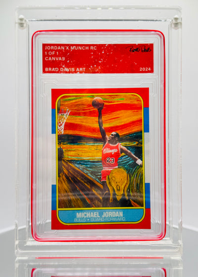 Jordan x Munch RC 1/1 Canvas Card Art