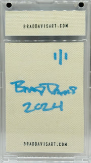 David Ortiz 1952 1/1 Canvas Card Art