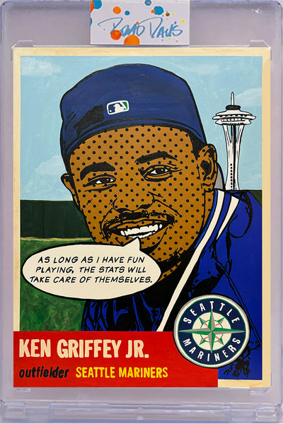 Ken Griffey Jr 1953 “Throwbacks” Card Art