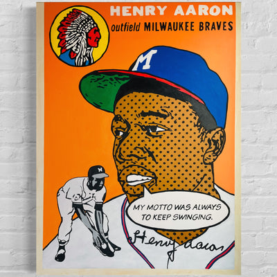 Henry Aaron 1954, 2023 “Holy Grails” Series.