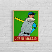 Joe DiMaggio 1948 "Talking Cards" Series, 2023.